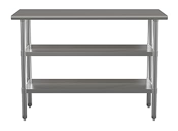 Flashs ワークテーブル Amazon.com: Flash Furniture Reader NSF Certified Stainless